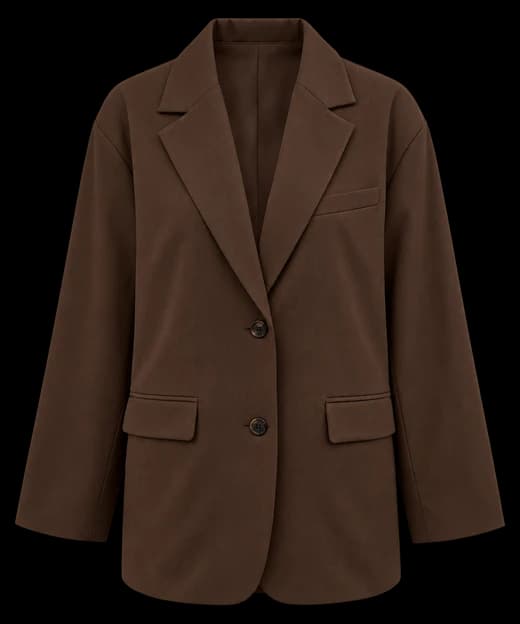 Brown blazer, redrawn in the catalog's style