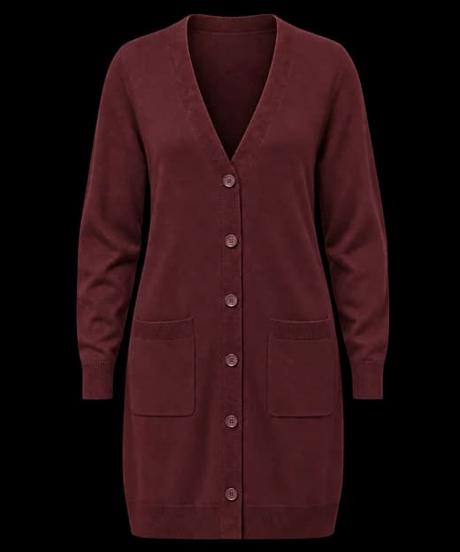 V-neck cardigan