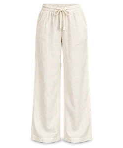 Drawstring linen pants