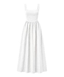 Linen maxi dress