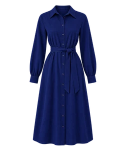 Midi shirt dress