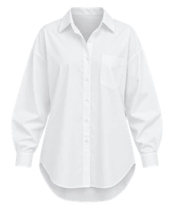 Oversized cotton shirt