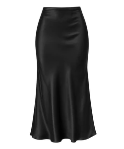 Satin slip skirt