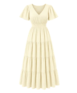 Tiered maxi dress