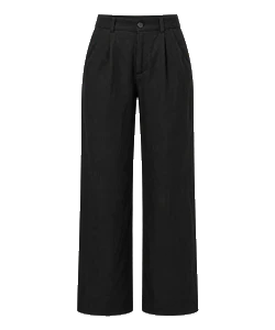 Wide-leg linen pants
